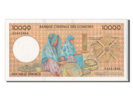 Billet, Comoros, 10,000 Francs, NEUF - Komoren