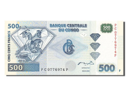 Billet, Congo Democratic Republic, 500 Francs, 2002, NEUF - Sonstige & Ohne Zuordnung
