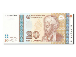 Billet, Tajikistan, 20 Somoni, 1999, NEUF - Tagikistan