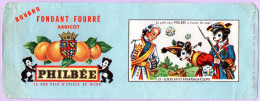 A1205 - BUVARD - FONDANT FOURRE ABRICOT - PHILBEE - Le Bon Pain D'Epices De DIJON - Cake & Candy