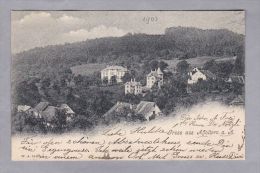 ZH  Gruss Aus Affoltern A. Albis 1903.IV.23. Affoltern  Teilansicht Foto W.A. - Affoltern