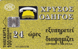 Telefonkarte Griechenland Chip OTE 1996   3105 - Griechenland