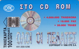 Telefonkarte Griechenland Chip OTE 1996   3106 - Griechenland
