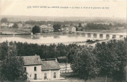 SAINT - SEVER -sur - ADOUR         (  40  )      La  Gare,  Le  Pont  Et  Le  Quartier  De  Péré - Saint Sever