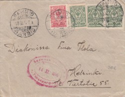 Possedimento  Russo Della Finlandia. Cover To Helsinki 1916 - Brieven En Documenten