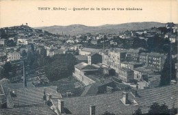 69 THIZY - Quartier De La Gare Et Vue Générale - Thizy