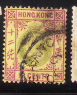 Hong Kong 1903 King Edward VII 12c Used - Oblitérés