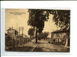 CP - CHAMBLEY (54) PLACE DE LA GARE - Chambley Bussieres