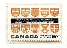 Canada  *    N° 327 -  Cent. De La Rote Transcanadienne - Nuovi