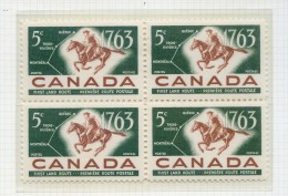 Canada  **    N° 336 - Bicentenaire Des Postes  - Bloc De 4  . - Neufs
