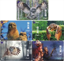 O03182 China Phone Cards Owl 60pcs - Hiboux & Chouettes