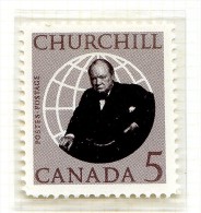 Canada  **    N° 364 -Sir  Winston Chuchill . - Neufs