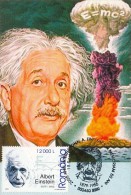 ALBERT EINSTEIN, SCIENTIST, CM, MAXICARD, CARTES MAXIMUM, 2005, ROMANIA - Albert Einstein