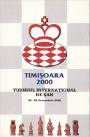 CPA CHESS, ECHECS, TIMISOARA TOURNAMENT - Chess