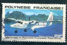 POLYNESIE  PA (o) Y&T N° 157 : Twin Otter - Gebruikt