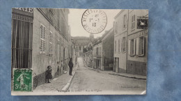 CPA - CARTE POSTALE - VÉTHEUIL - RUE DE L'ÉGLISE - 95 - Vetheuil