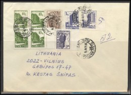 ROMANIA Postal History Brief Envelope RO 003 Architecture - Cartas & Documentos