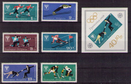 BULGARIA 1967 Olympic Winter Games Grenoble - Hiver 1968: Grenoble