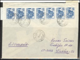ROMANIA Postal History Brief Envelope RO 011 Architecture - Brieven En Documenten