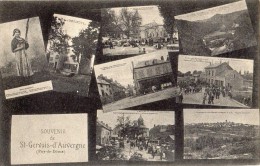 SOUVENIR DE SAINT-GERVAIS-D'AUVERGNE MULTIVUES MARCHE DEFILE DES POMPIERS VIADUC DES FADES ... - Saint Gervais D'Auvergne