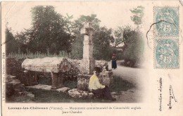 LUSSAC-les-CHÂTEAUX: Monument Commémoratif Du Conétable Anglais Jean Chandos - Lussac Les Chateaux