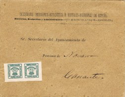 8763. Carta Impresos BARCELONA 1882. Diccionario Geografico Historico - Brieven En Documenten