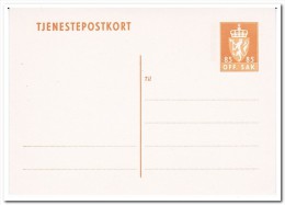 Noorwegen, Postcard Unused - Postwaardestukken