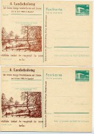 DDR P84-22b-83 C29-b Postkarten FARBVANRIANTEN Zudruck LANDSCHAFTSTAG EGSDORF 1983 - Postales Privados - Nuevos