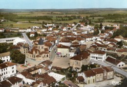 VILLARS-LES-DOMBES CENTRE VILLE VUE AERIENNE - Villars-les-Dombes