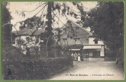 CPA Rare - 92 - BOIS DE MEUDON - L'ERMITAGE DE VILLEBON - Animation De Second Plan, Le Personnel Devant Le Restaurant - Meudon