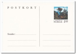 Noorwegen, Postcard Unused - Entiers Postaux