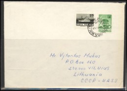 ROMANIA Postal History Brief Envelope RO 044 Transportation Trains Ships - Covers & Documents