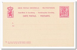 Luxemburg, Postcard Unused - Stamped Stationery