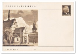 Tsjechoslowakije, Postcard Unused, Pardubice - Postkaarten