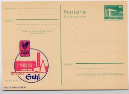 DDR P84-35a-83 C42-a Postkarte Zudruck EM VOLLEYBALL Suhl 1983 - Cartes Postales Privées - Neuves