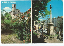 LORGUES - L EGLISE - LA COLONNE ET SA FONTAINE - Lorgues