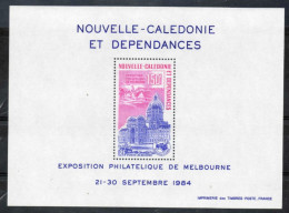 Nelle CALEDONIE :  "Ausipex 84" Exposition Philatélique à Melbourne (Palais Des Expositions à Melbourne) - Blokken & Velletjes