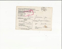 Carte-Lettre De Correspondance Des Prisonniers De Guerre Envoyé De Joncour Yves No 62564-I B  Voir Scan  Au - Guerra Del 1939-45