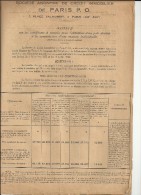 Notice Conditions Pour L'obtention D'un Prêt "APPLICATION Lois RIBOT ET LOUCHEUR" 4pages, Plié - Derecho