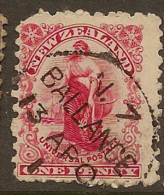 NZ Postmarks 190_ BALLANCE A Type #BG56 - Errors, Freaks & Oddities (EFO)