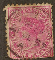 NZ Postmarks 1897 FOWLERS A Type #BG41 - Errors, Freaks & Oddities (EFO)