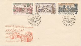 Czechoslovakia / First Day Cover (1961/18 A), Praha (b) - Theme: PRAGA 1962 (Czechoslovak Pavilion EXPO 58) - 1958 – Brussels (Belgium)