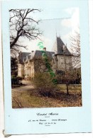 87 - LIMOGES - MENU 27 -11-1988- CHATEAU CASTEL MARIE - CONFRERIE FRANCS GOUTEURS CHATAIGNES  - CHALUS-SAINT LEONARD - Menükarten