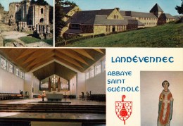 29 - Landevennec - Abbaye Saint Guénolé - La Nouvelle Et Les Ruines De L´ancienne Abbaye - Landévennec