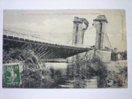 Inondation D'Octobre  1907  -  Le  PONT  D'ANDREZIEUX  (Vue Prise Le 5  Novembre) - Andrézieux-Bouthéon