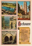 32 - Lectoure - Multi-vues; Piscine, Rue Fontélie, Fontaine Diane, Cathédrale. - Lectoure