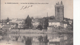 44 - OUDON / LE QUARTIER DU CHATEAU ET LA TOUR PRIS DU PORT - Oudon