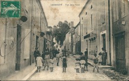GABARRET   -   (  40  )          Rue  De  La  Poste     ( Coin  Légèrement  Cassé  )     Vendu  En  L ´ état - Gabarret