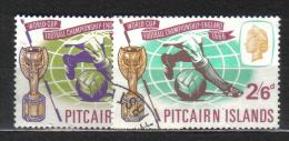Delcampe - W100 - PITCAIRN , Mondiali Del 1966 Serie Usata - Pitcairn