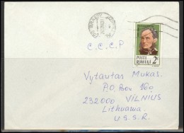 ROMANIA Postal History Brief Envelope RO 057 Personalities - Lettres & Documents